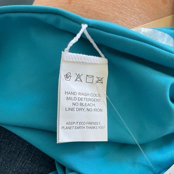 SWIM Systems Holly Tie Side Bikini Bottom in Pacific Blue Size Medium NWT - Picture 11 of 12